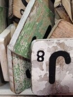 houten letters & tekens Scrabble Letter J