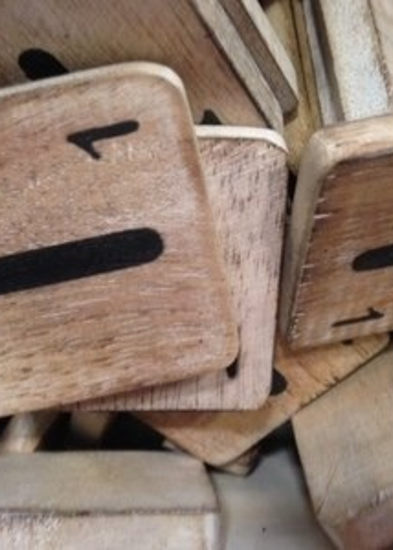 houten letters & tekens Scrabble Letter I  letter I