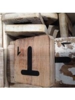 houten letters & tekens Letter T