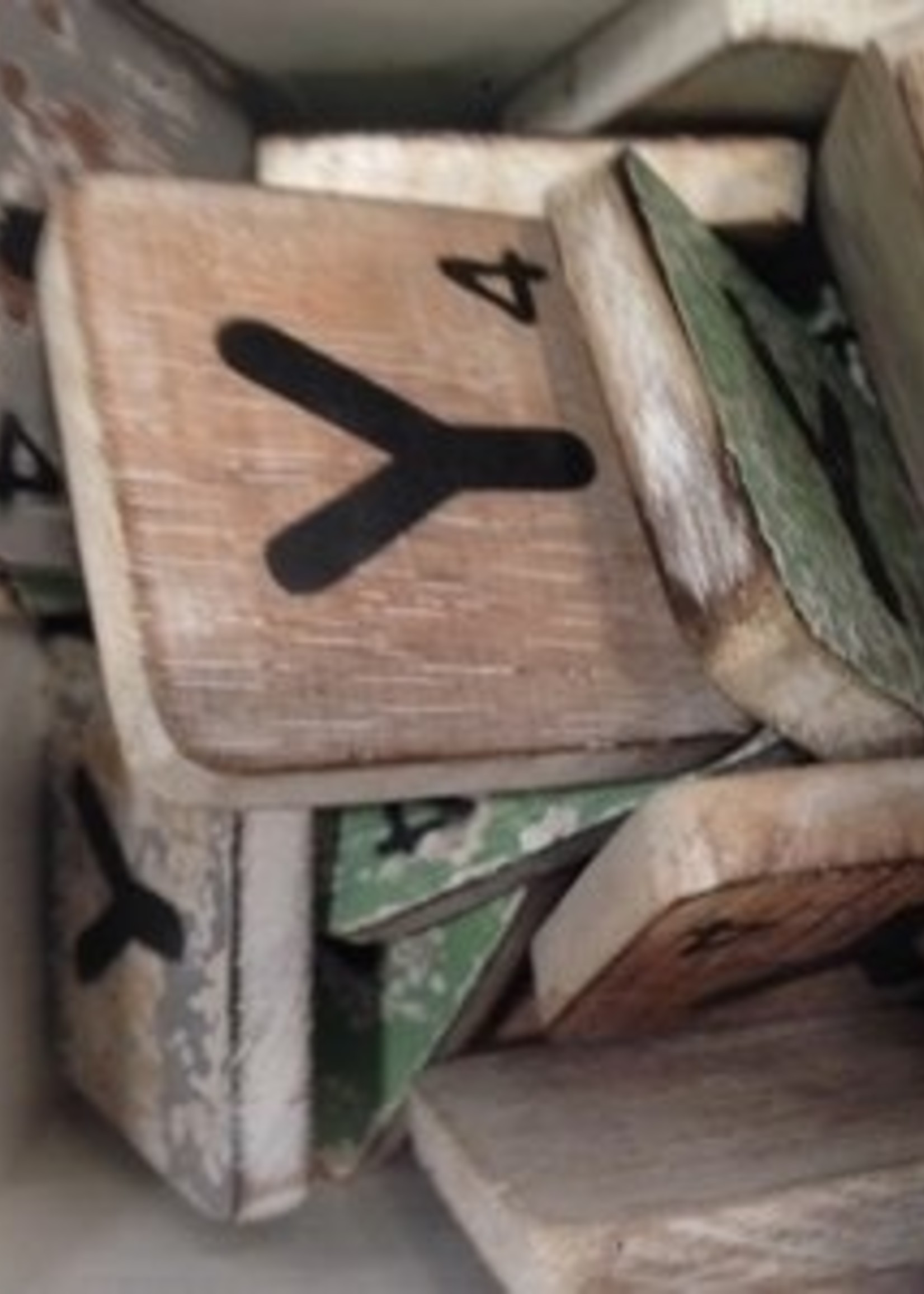 houten letters & tekens Letter Y