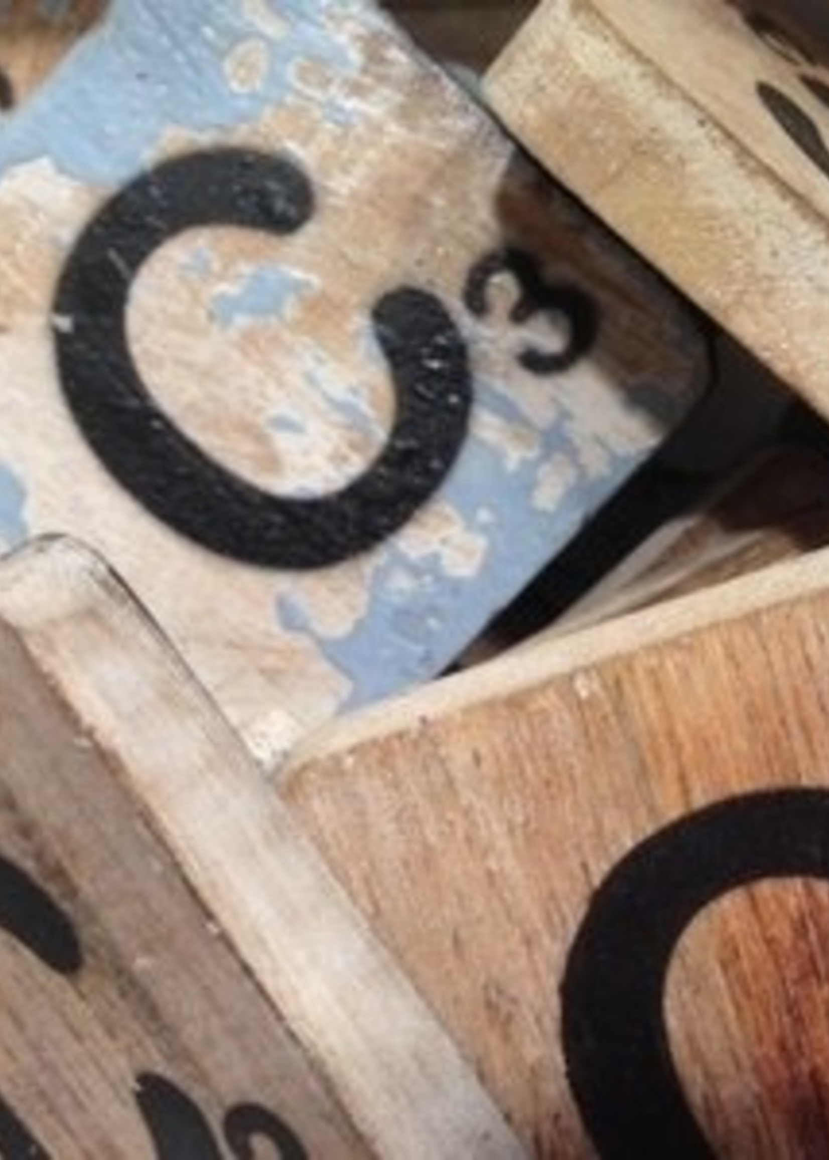 houten letters & tekens Scrabble Letter C