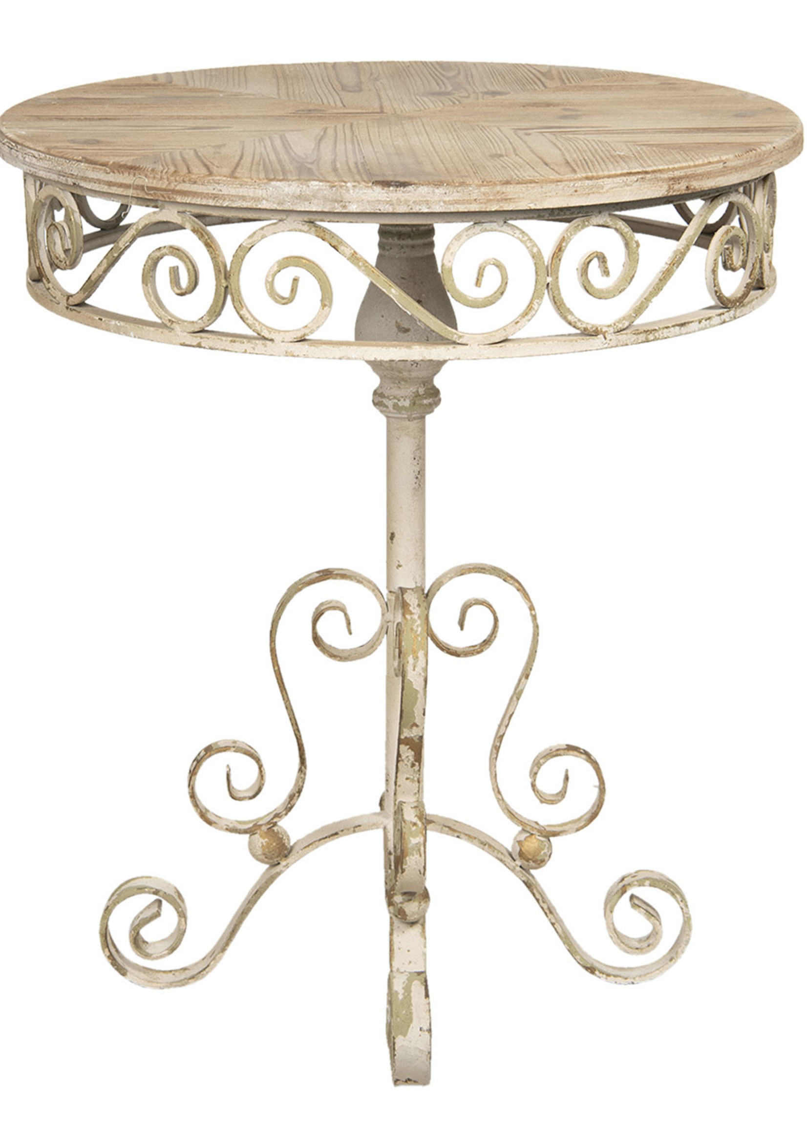 Clayre & Eef Table d’appoint Ø 64*73 cm 50417