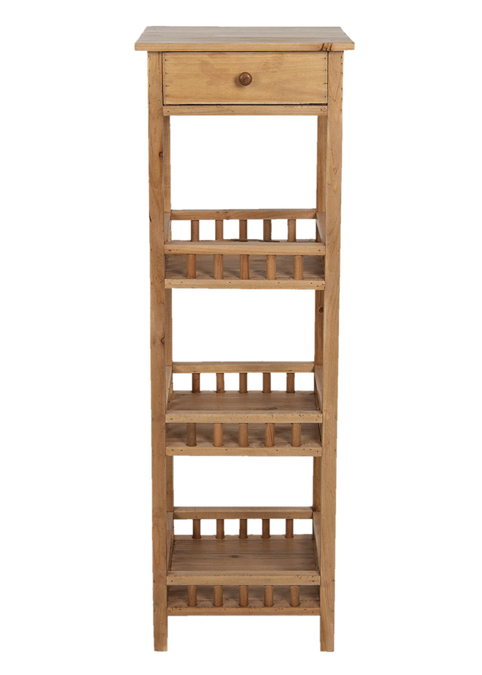 Clayre & Eef Vakkenkast 33*33*100 cm 50461