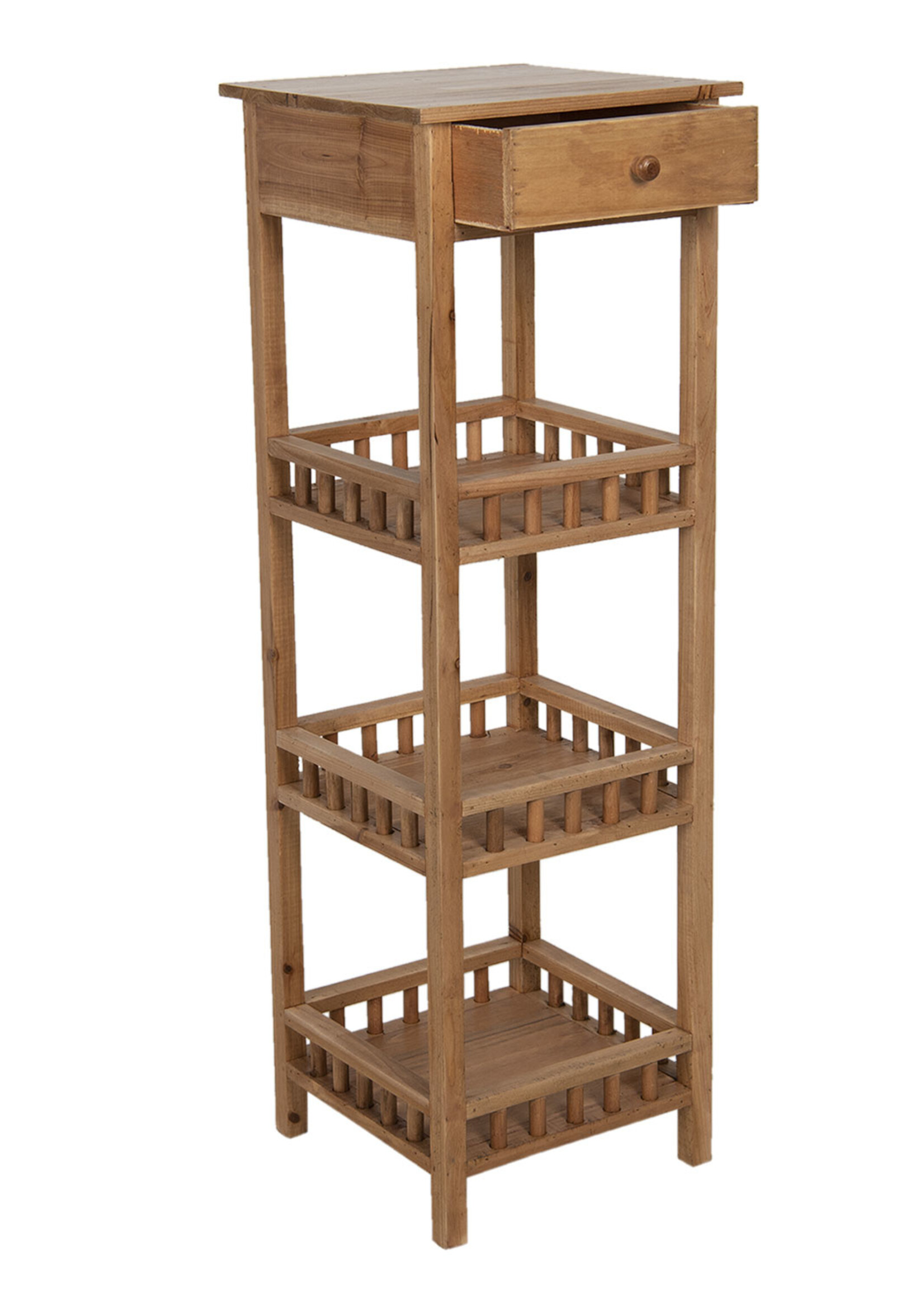 Clayre & Eef Vakkenkast 33*33*100 cm 50461