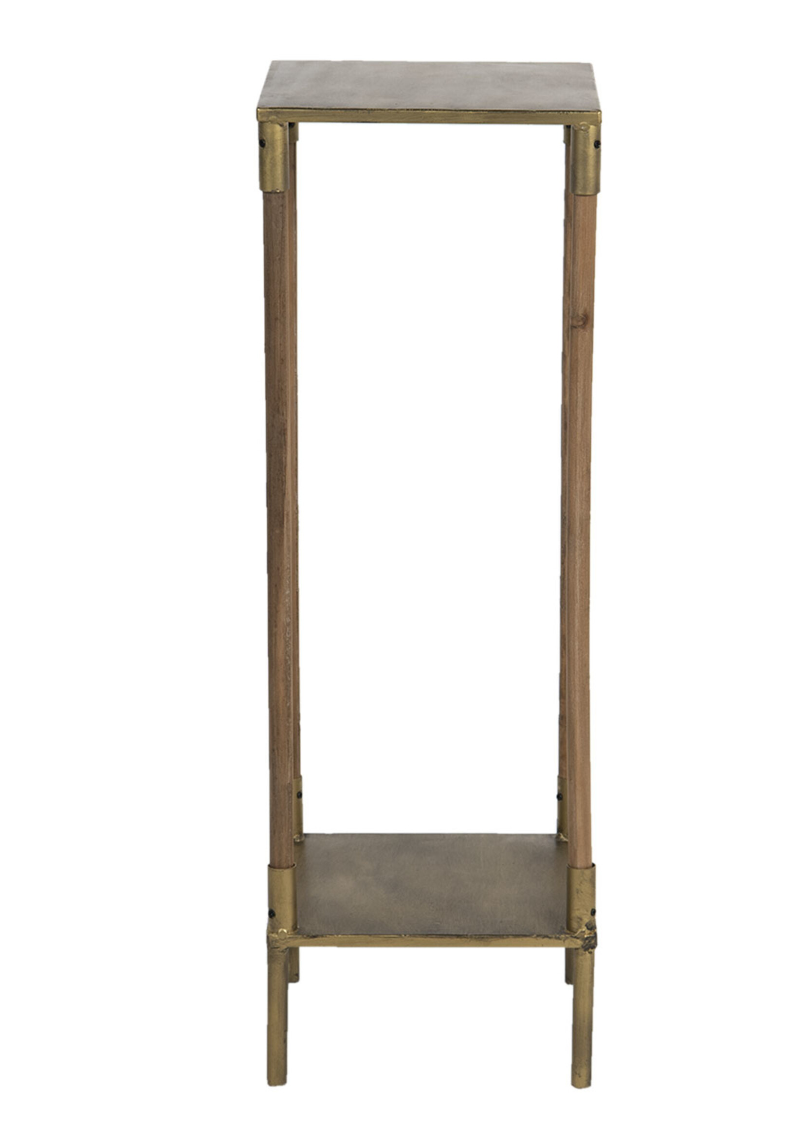 Clayre & Eef Bijzettafel 25*25*75 cm 50471