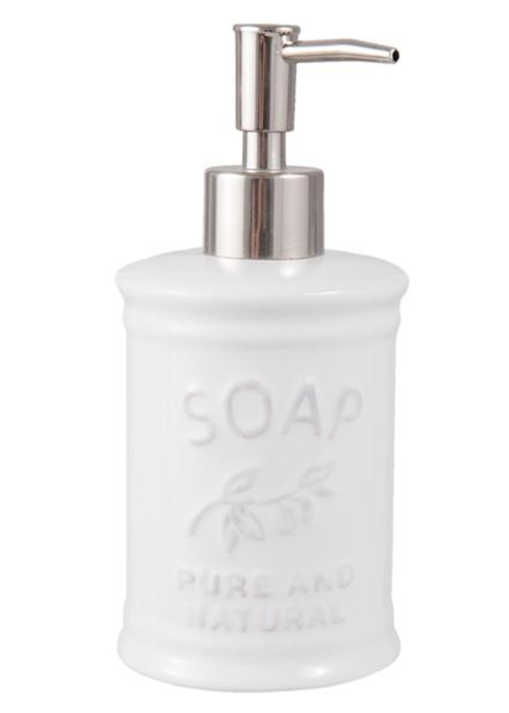 Clayre & Eef Distributeur de savon Ø 8*18 cm 63857