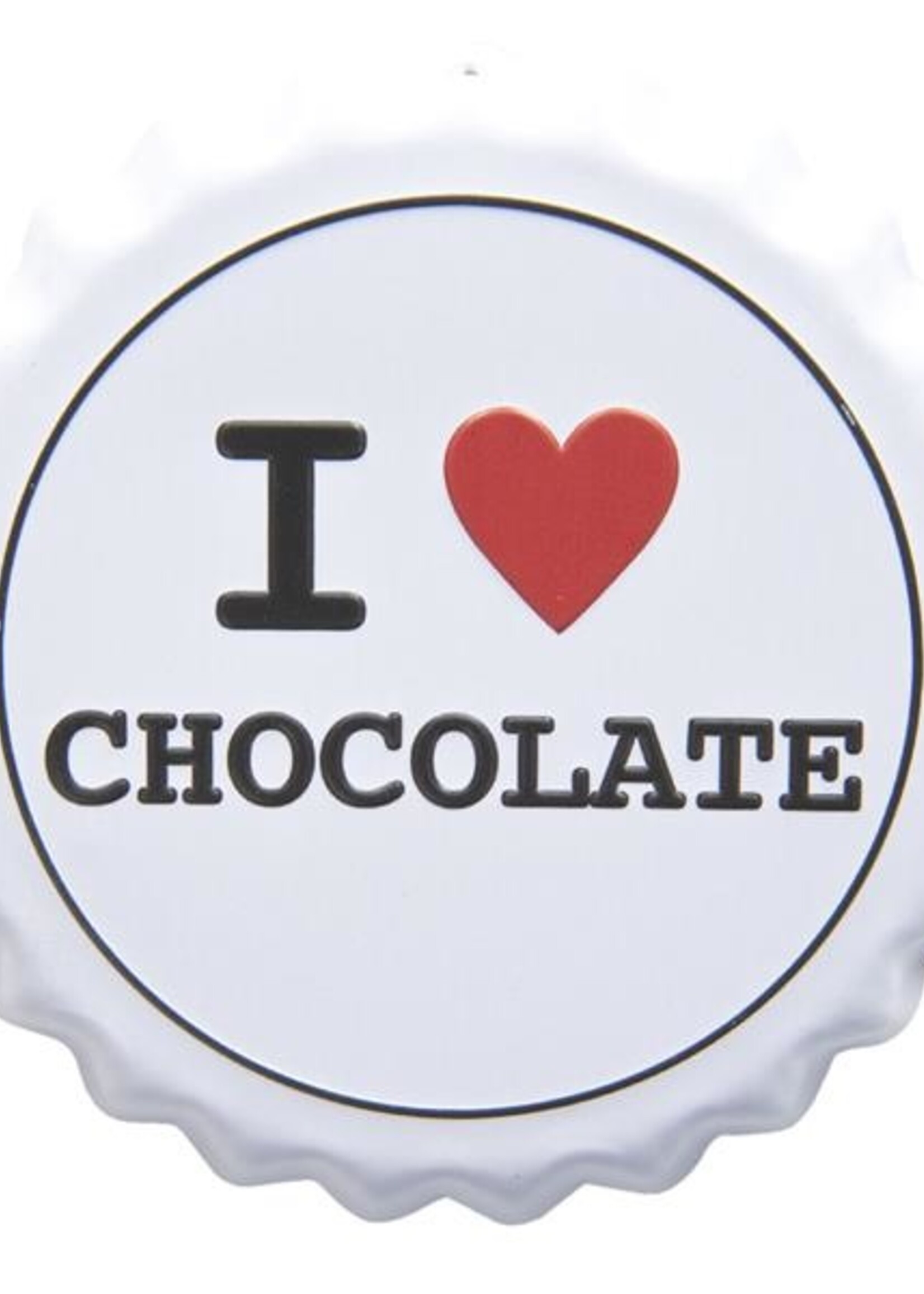 Clayre & Eef Tekstbord Ø 13 cm 64221