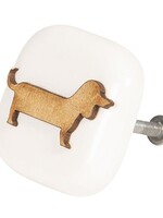 Clayre & Eef Bouton de porte 5*5*3 cm 64233