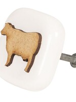 Clayre & Eef Bouton de porte 5*5*3 cm 64235