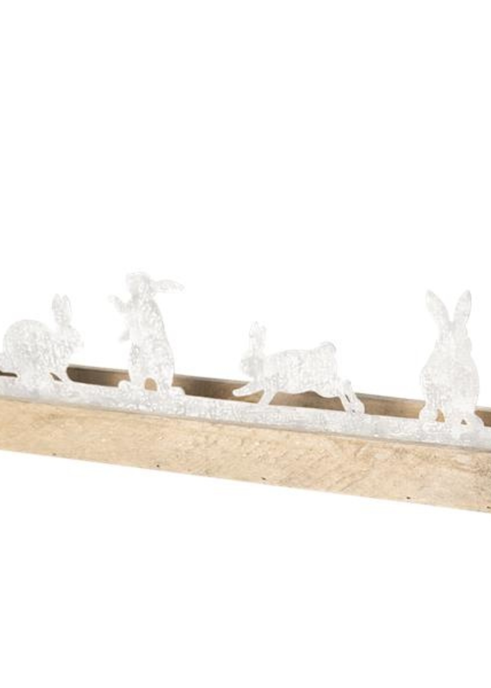 Clayre & Eef Decoratie konijnen 36*10*10 cm 64311