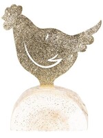 Clayre & Eef Decoratie kip 14*4*16 cm 64318