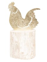 Clayre & Eef Decoratie haan 10*7*17 cm 64319