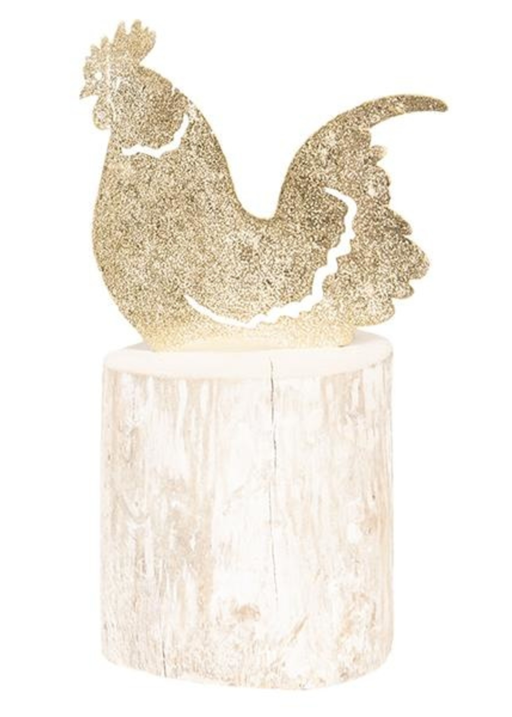 Clayre & Eef Décoration coq 10*7*17 cm 64319