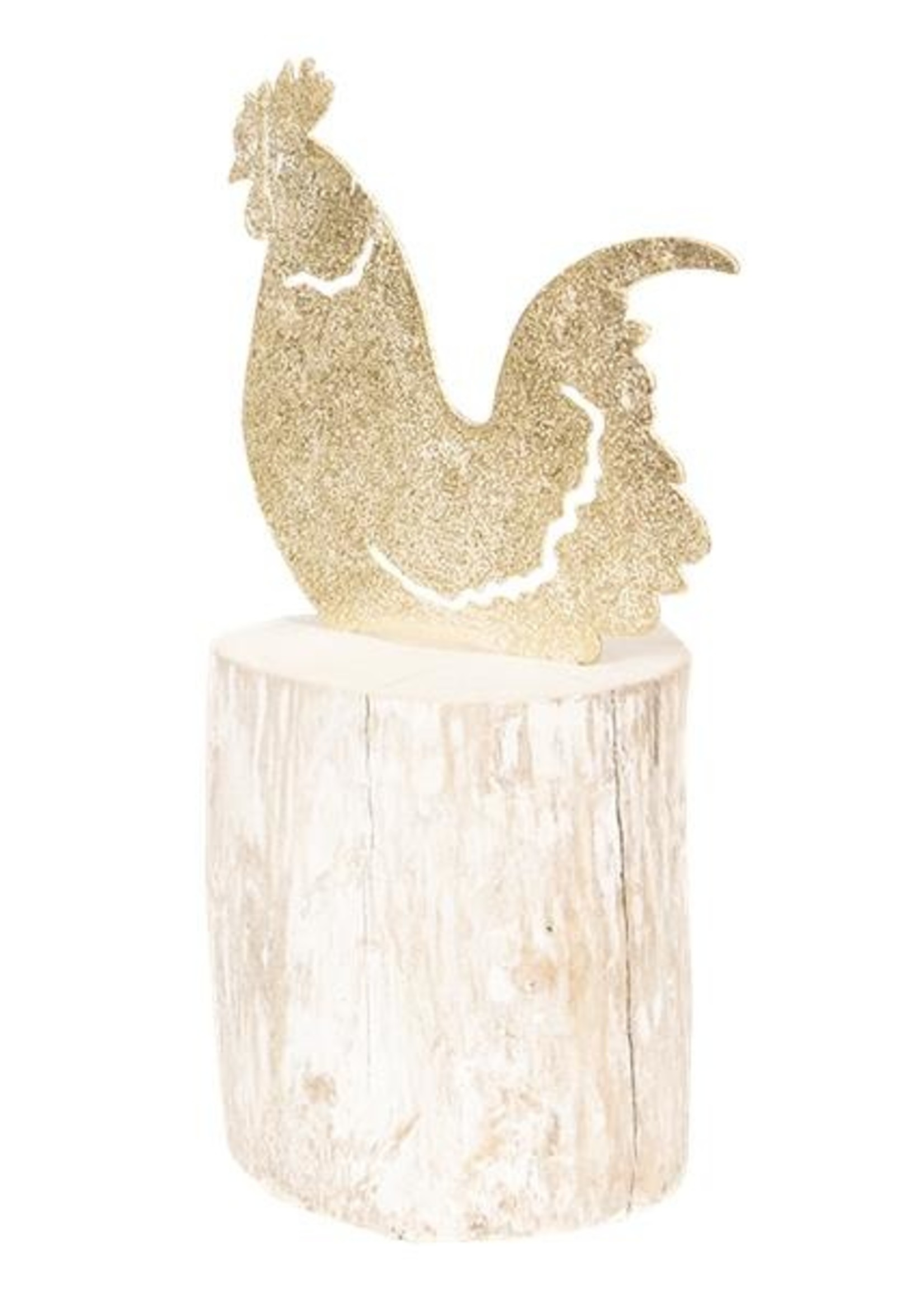 Clayre & Eef Décoration coq 10*7*17 cm 64319