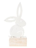 Clayre & Eef Décoration lapin 14*8*25 cm 64320