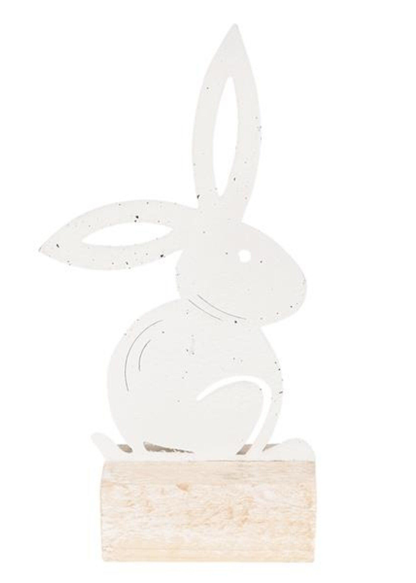 Clayre & Eef Décoration lapin 14*8*25 cm 64320