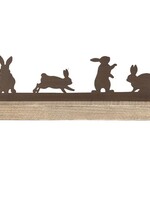 Clayre & Eef Decoratie konijnen 35*5*12 cm 64321