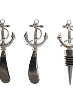 Clayre & Eef Bouchon de bouteille et couteaux à fromage 17*16*4 cm 64349