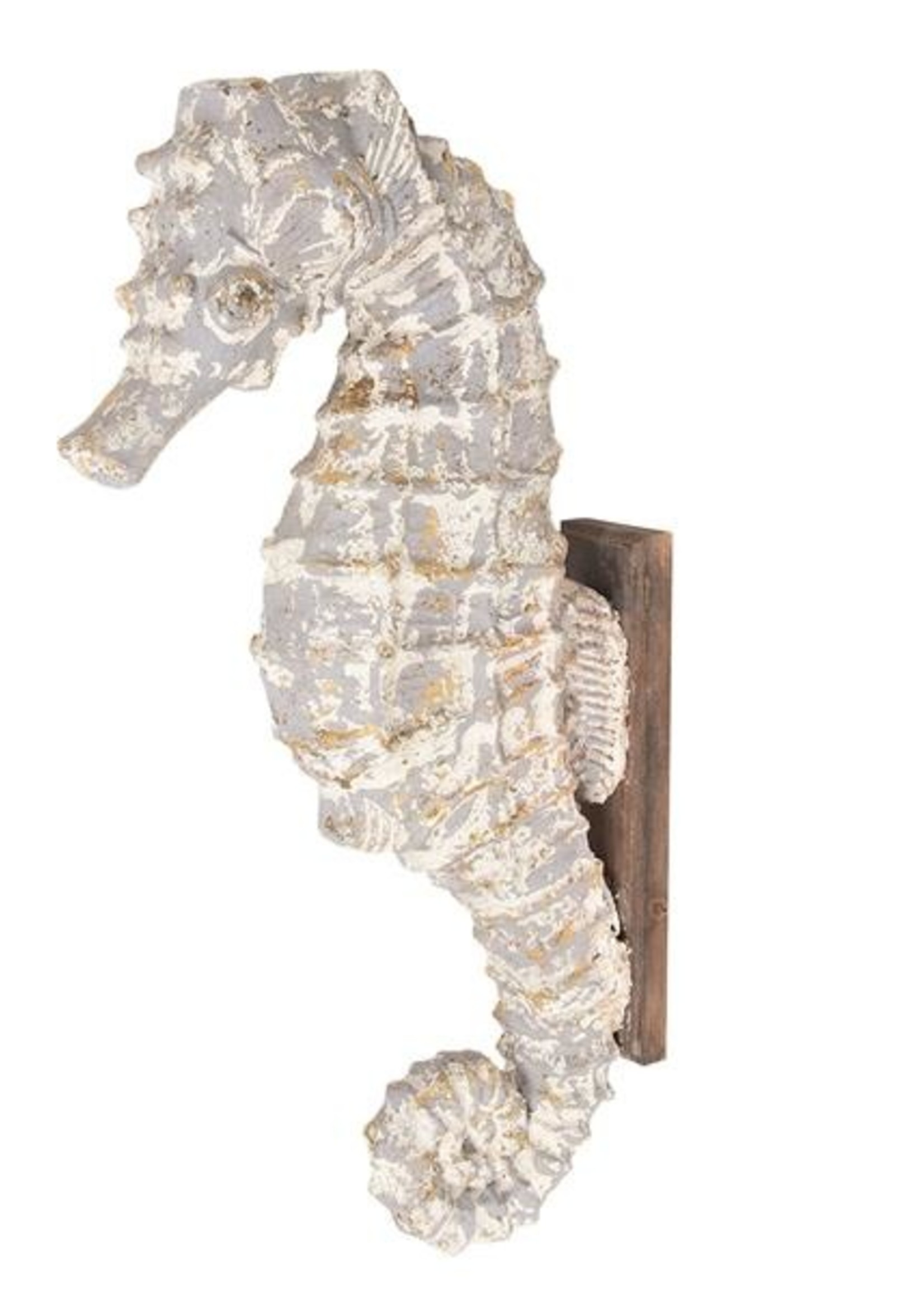 Clayre & Eef Décoration murale hippocampe 16*44*83 cm 64368
