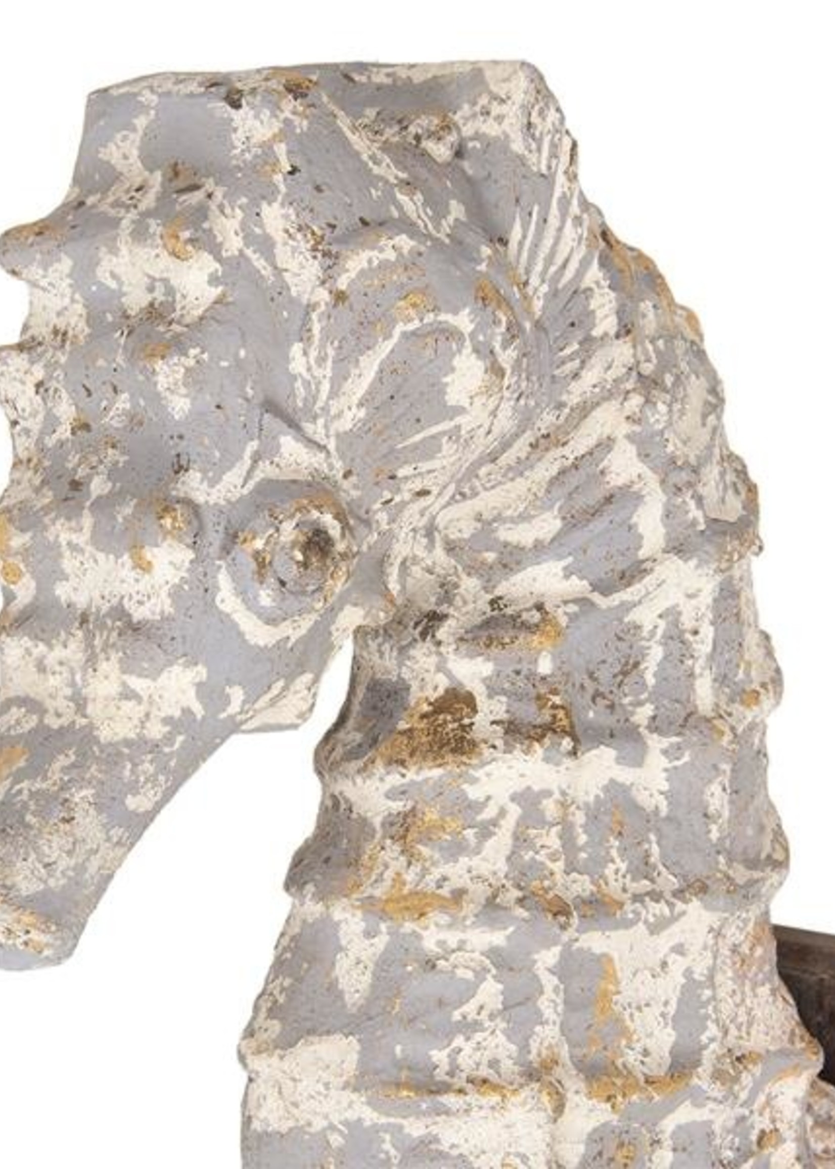 Clayre & Eef Décoration murale hippocampe 16*44*83 cm 64368