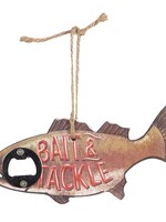 Clayre & Eef Flessenopener / Tekstbord 20*2*9 cm 64373