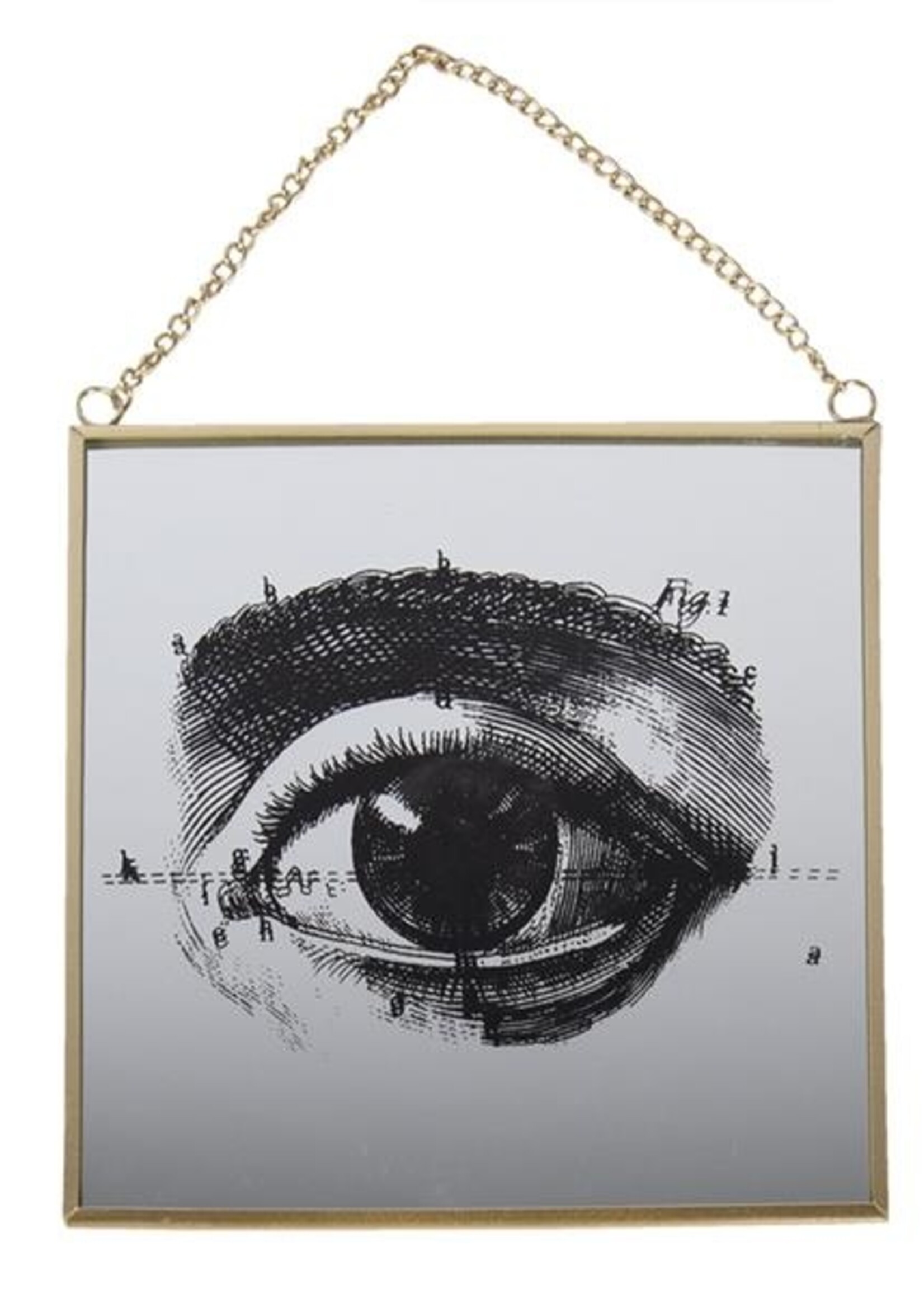 Clayre & Eef Hanger in glas 20*1*20 cm 64391