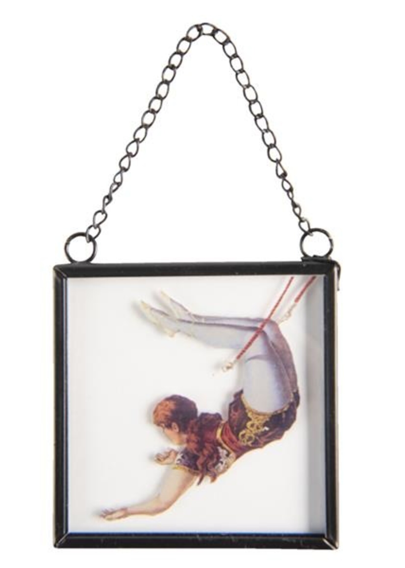 Clayre & Eef Hanger in glas 7*1*7 cm 64393