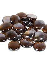 Clayre & Eef Decoratie steentjes bruin 300 gr / 28-30 mm 64409