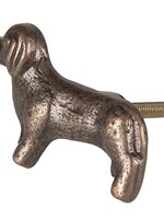 Clayre & Eef Deurknop hond 5*5 cm 64527