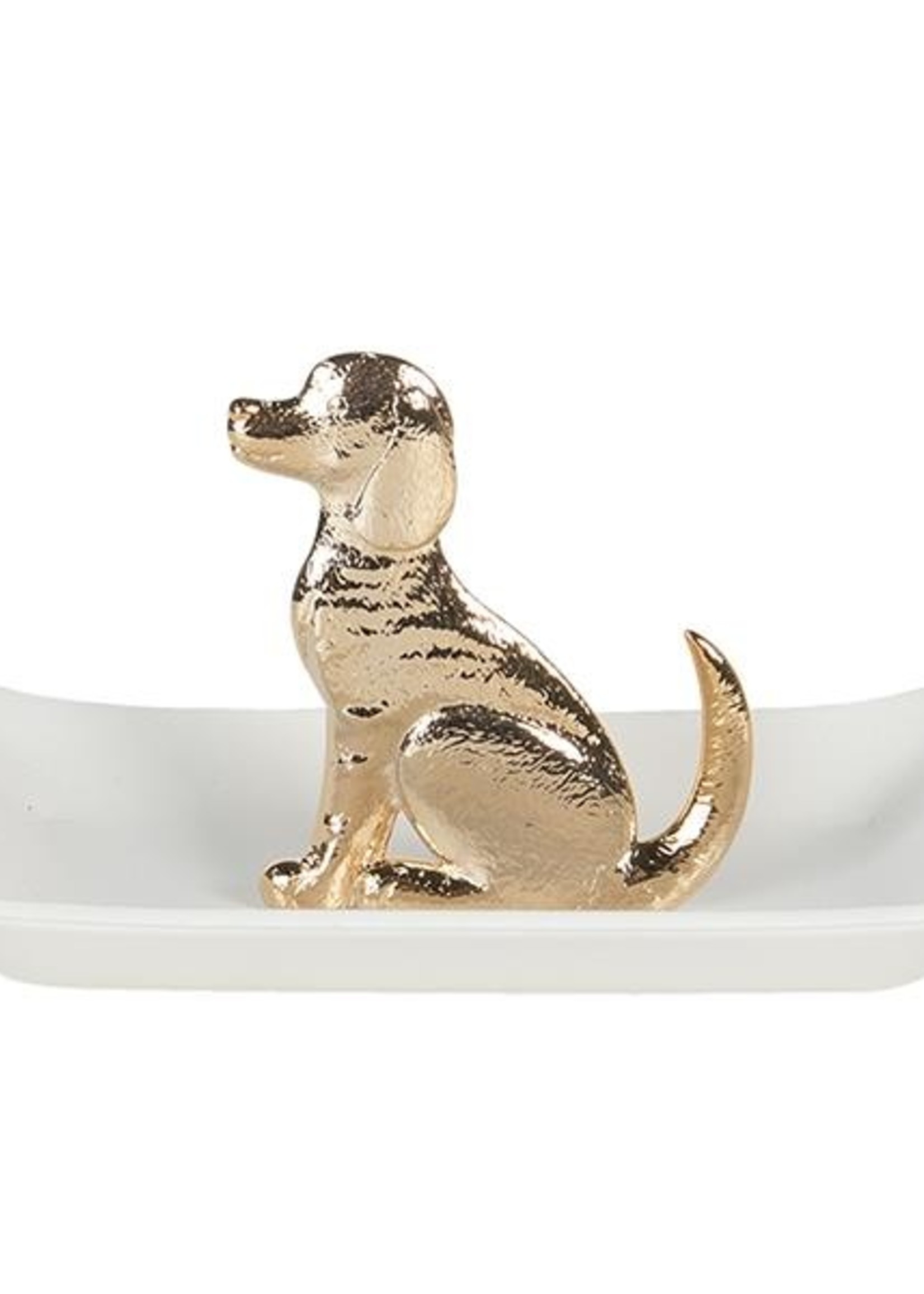Clayre & Eef Assiette chien 11*8*6 cm 64533
