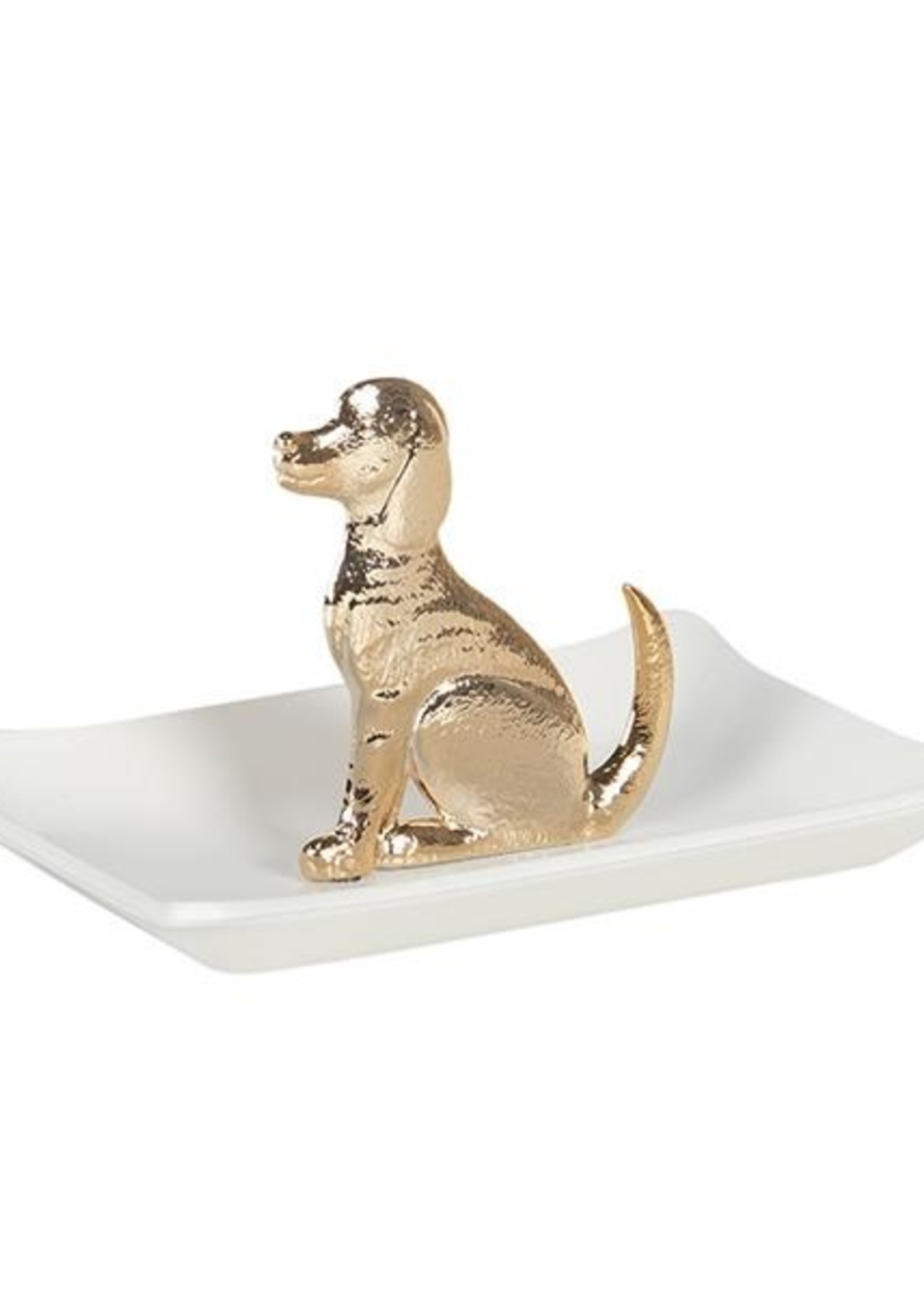 Clayre & Eef Assiette chien 11*8*6 cm 64533