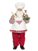 Clayre & Eef Décoration Père Noël 13*10*28 cm 64648