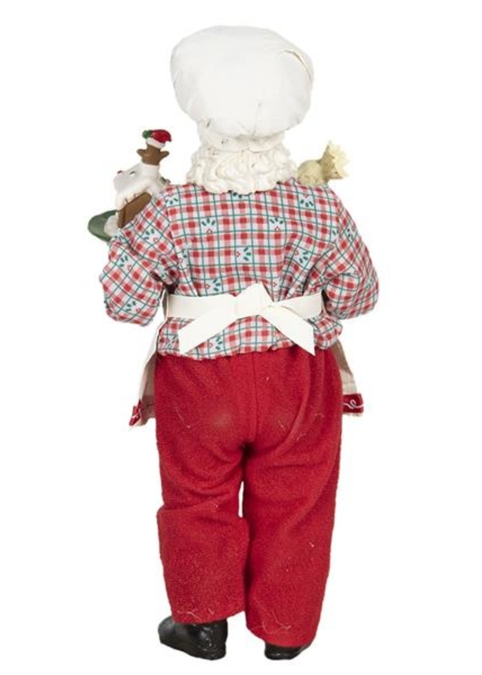 Clayre & Eef Décoration Père Noël 13*10*28 cm 64648