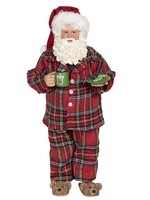 Clayre & Eef Décoration Père Noël 14*10*28 cm 64650