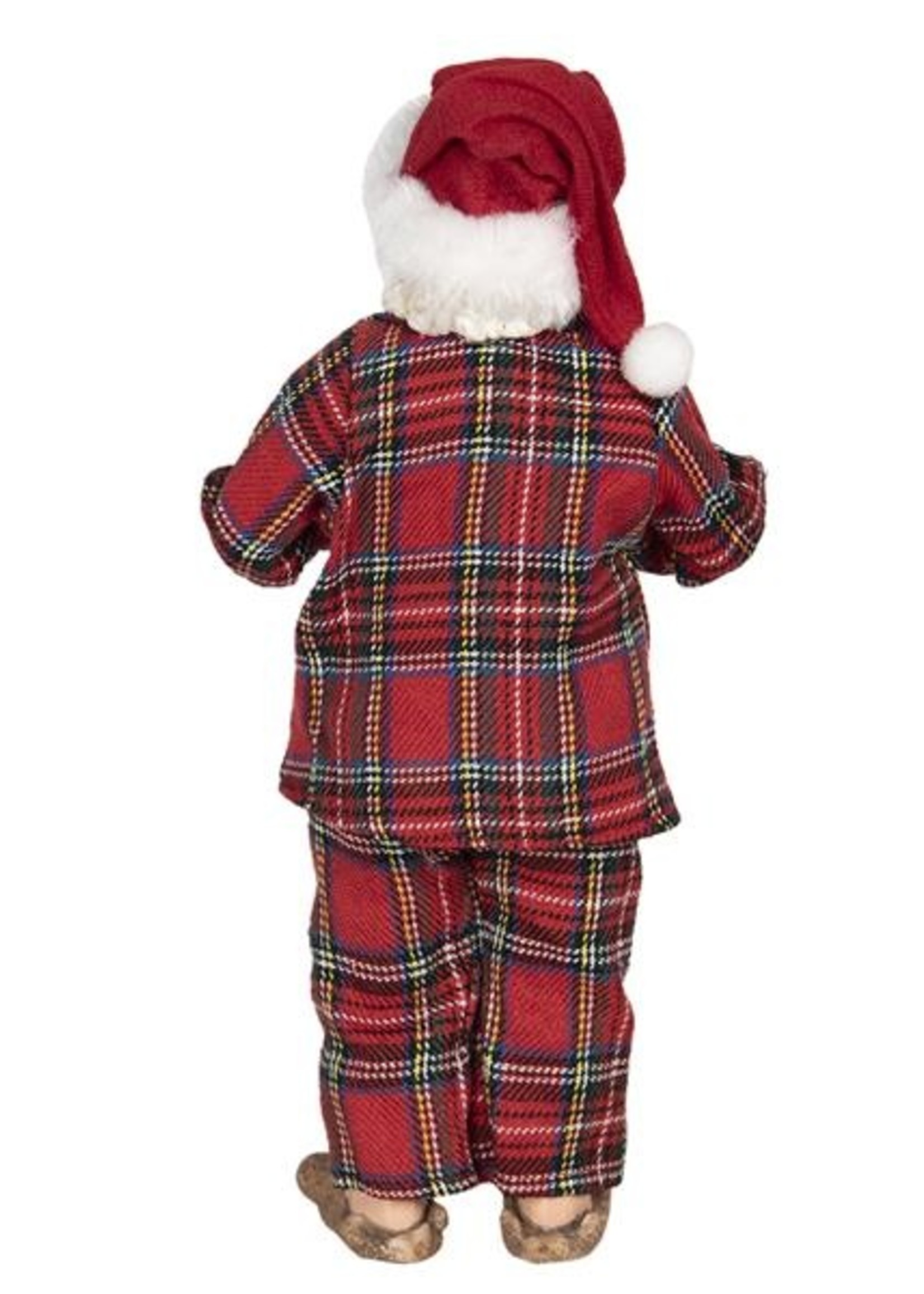 Clayre & Eef Décoration Père Noël 14*10*28 cm 64650