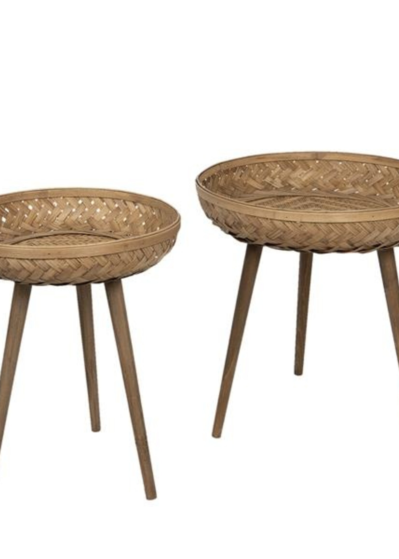 Clayre & Eef Bijzettafel (2) Ø 50*60 / Ø 42*46 cm 64720