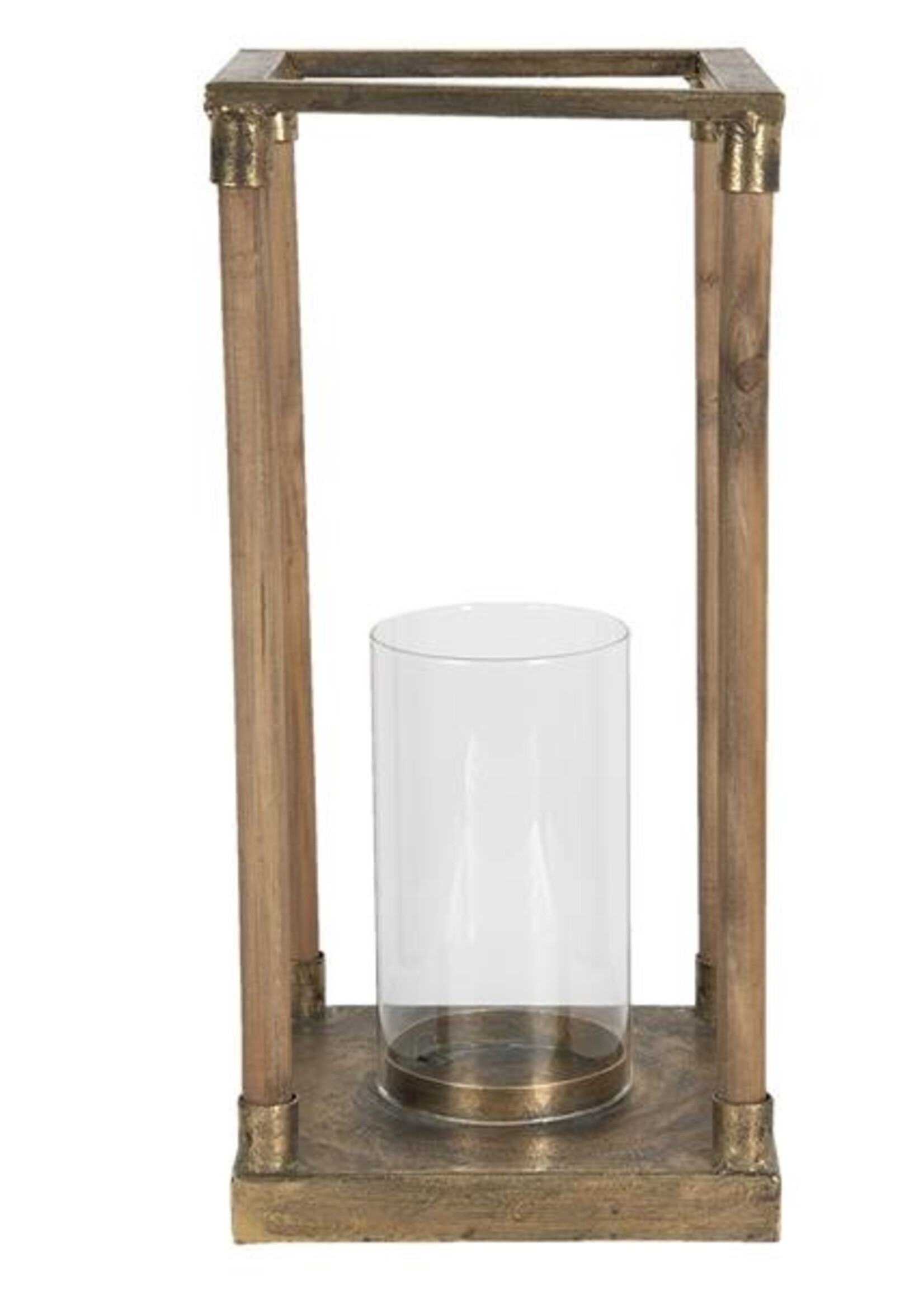 Clayre & Eef Windlicht 20*20*42 cm 64725