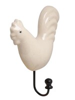 Clayre & Eef Crochet murale coq 11*2*12 cm 64732