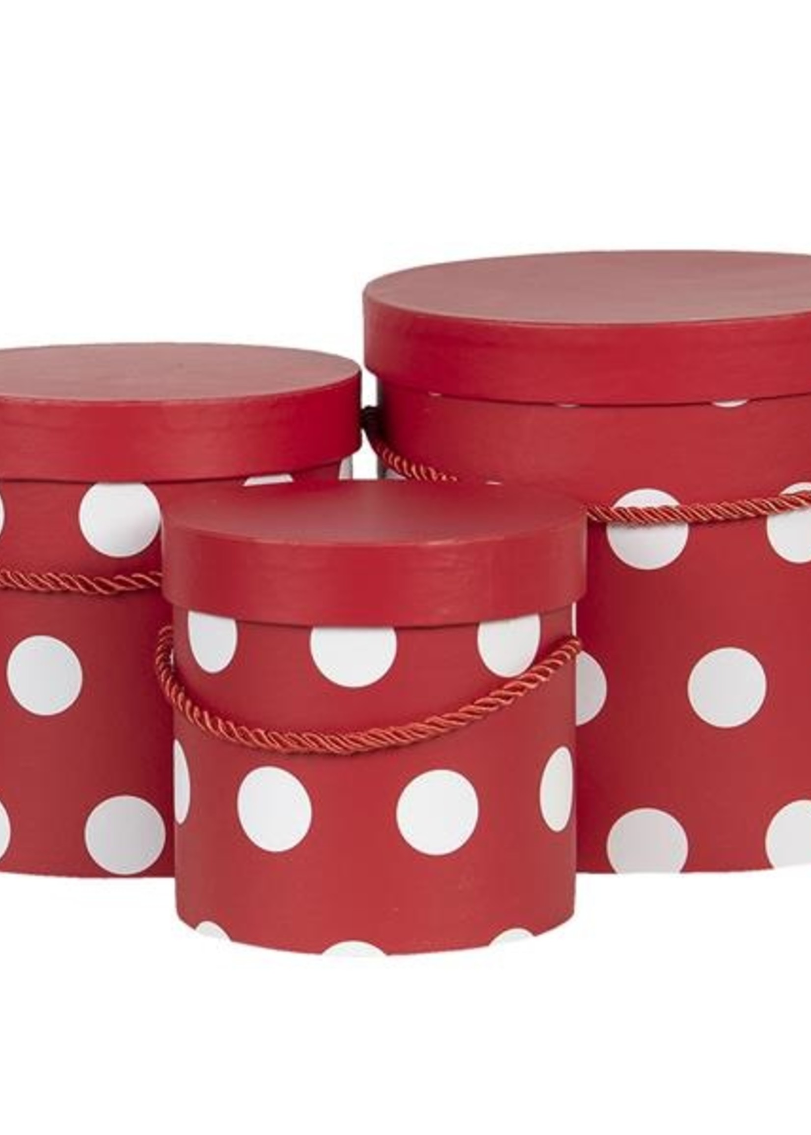 Clayre & Eef Hoedendoos (3) Ø 18*17 / Ø 15*15 / Ø 12*12 cm 64739