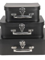 Clayre & Eef Décoration valise (3) 30*21*9/25*18*9/20*16*8 cm 64744