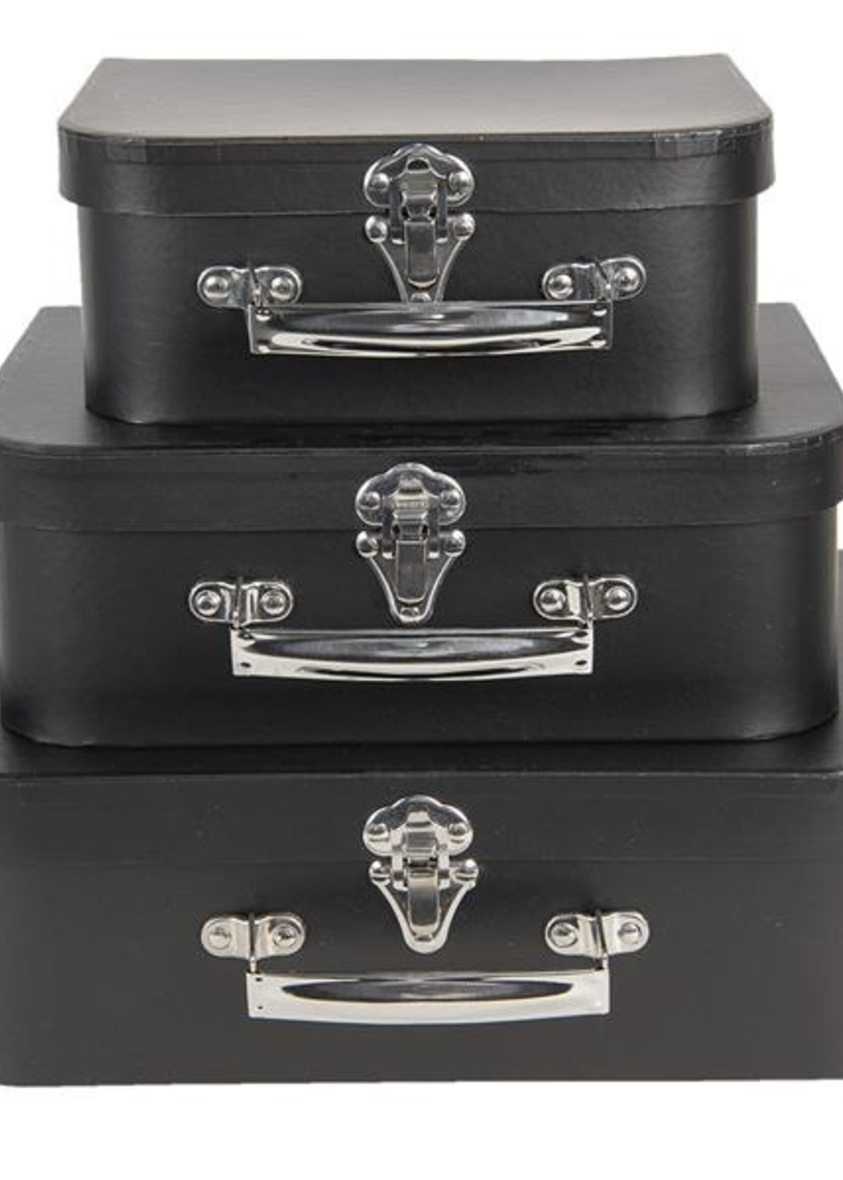 Clayre & Eef Decoratie koffer (3) 30*21*9/25*18*9/20*16*8 cm 64744