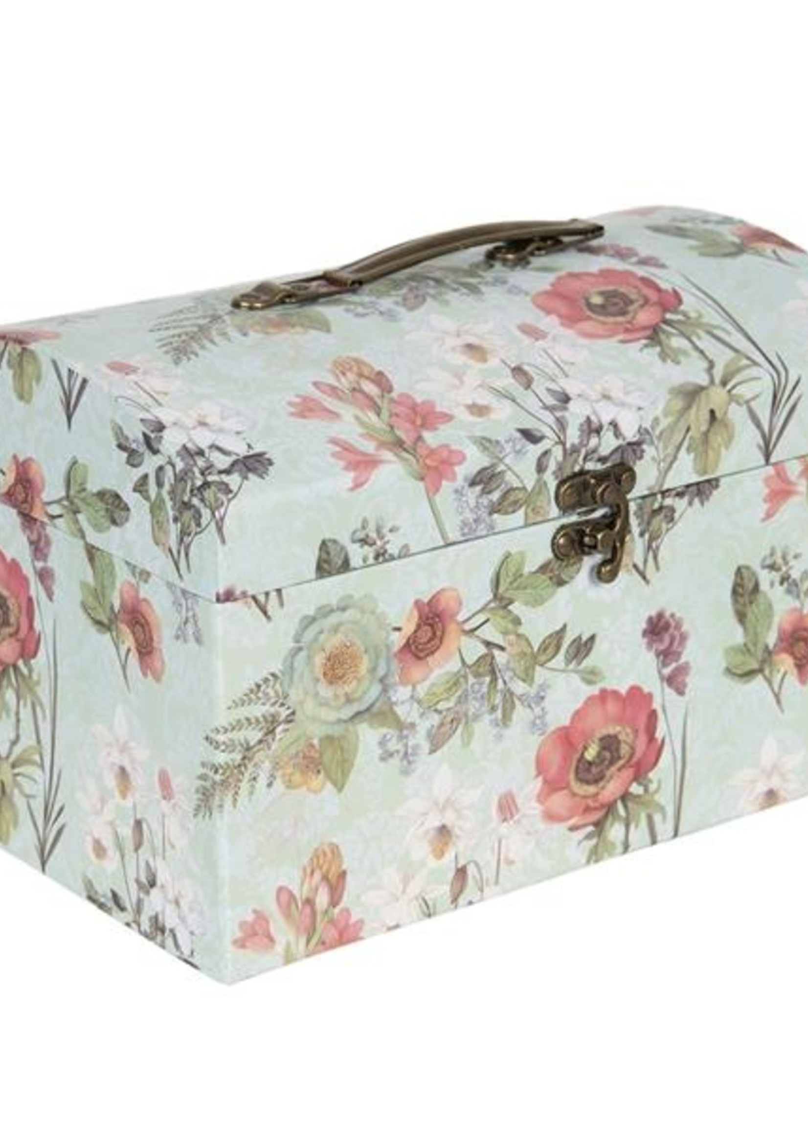 Clayre & Eef Decoratie koffer (3) 26*18*16/24*16*14/22*14*12 cm 64748