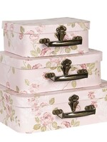 Clayre & Eef Decoratie koffer (3) 30*21*9/25*18*9/20*16*8 cm 64751