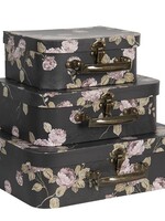 Clayre & Eef Décoration valise (3) 30*21*9/25*18*9/20*16*8 cm 64754