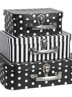 Clayre & Eef Decoratie koffer (3) 30*21*9/25*18*9/20*16*8 cm 64758