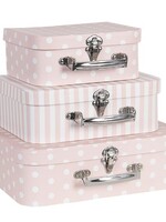 Clayre & Eef Décoration valise (3) 30*21*9/25*18*9/20*16*8 cm 64759