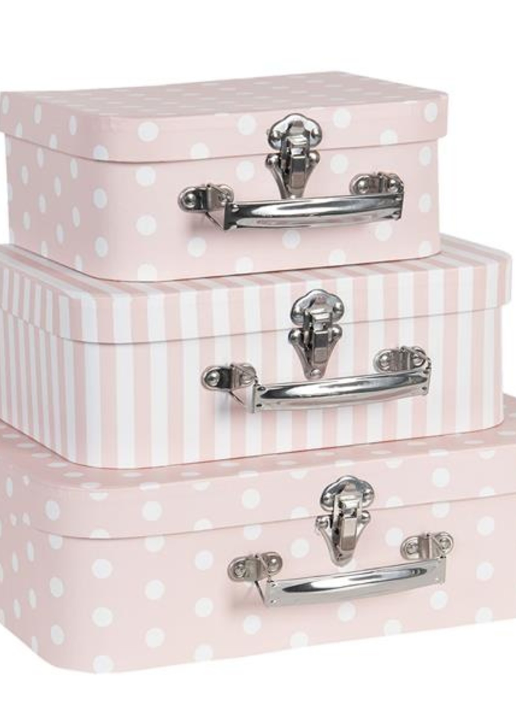 Clayre & Eef Decoratie koffer (3) 30*21*9/25*18*9/20*16*8 cm 64759