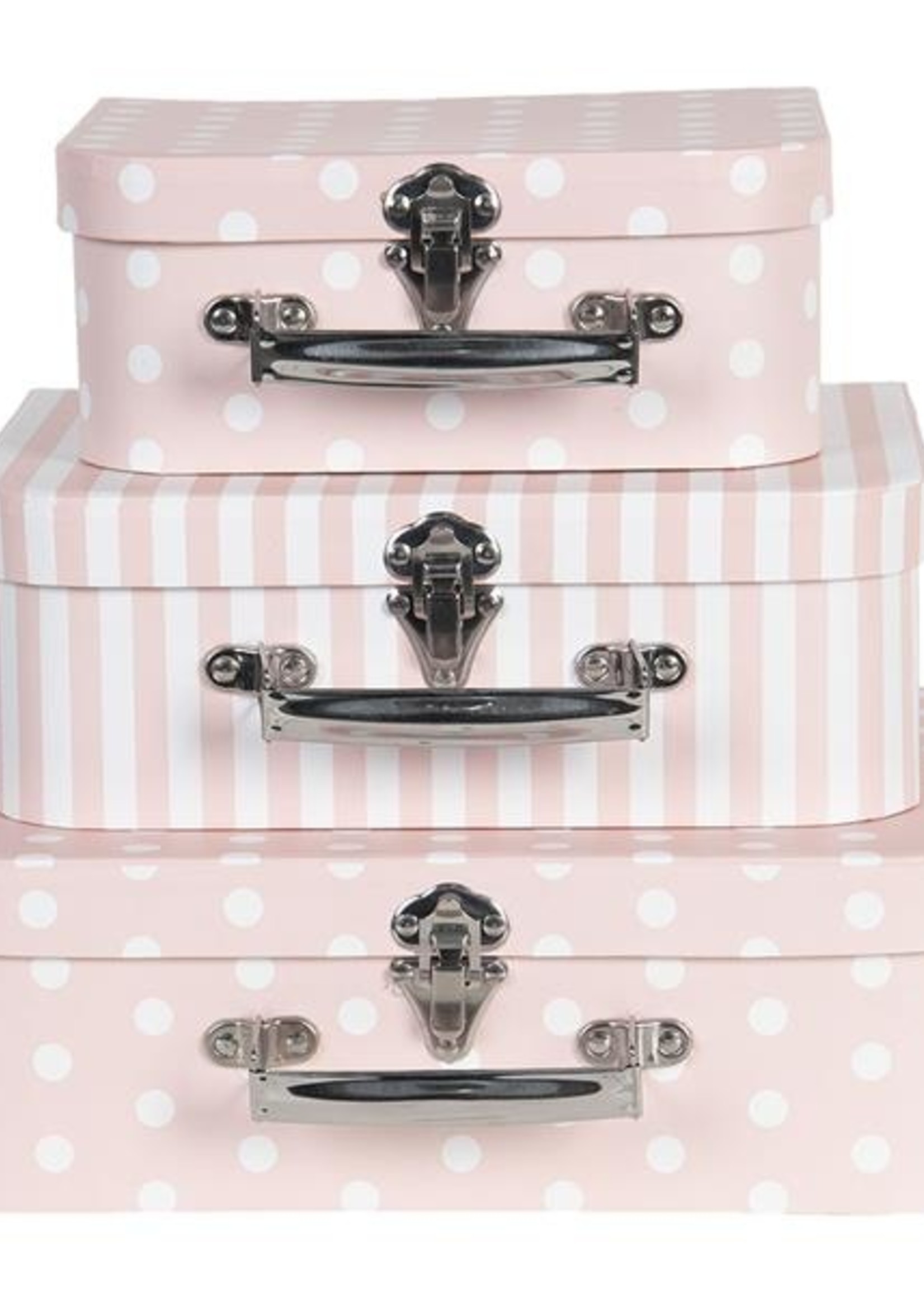 Clayre & Eef Décoration valise (3) 30*21*9/25*18*9/20*16*8 cm 64759