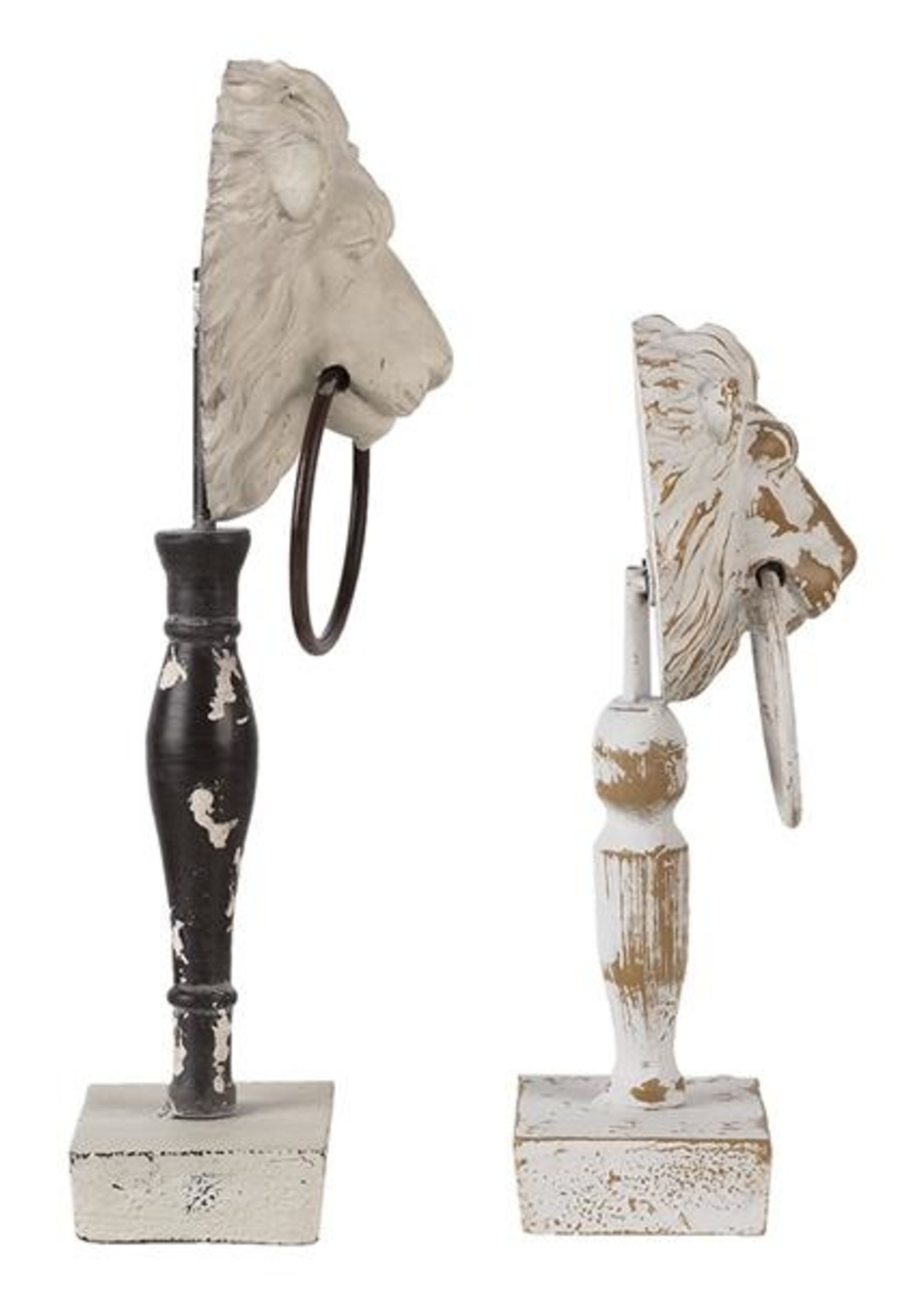 Clayre & Eef Decoratie (2) 12*7*32/9*6*23 cm 64762