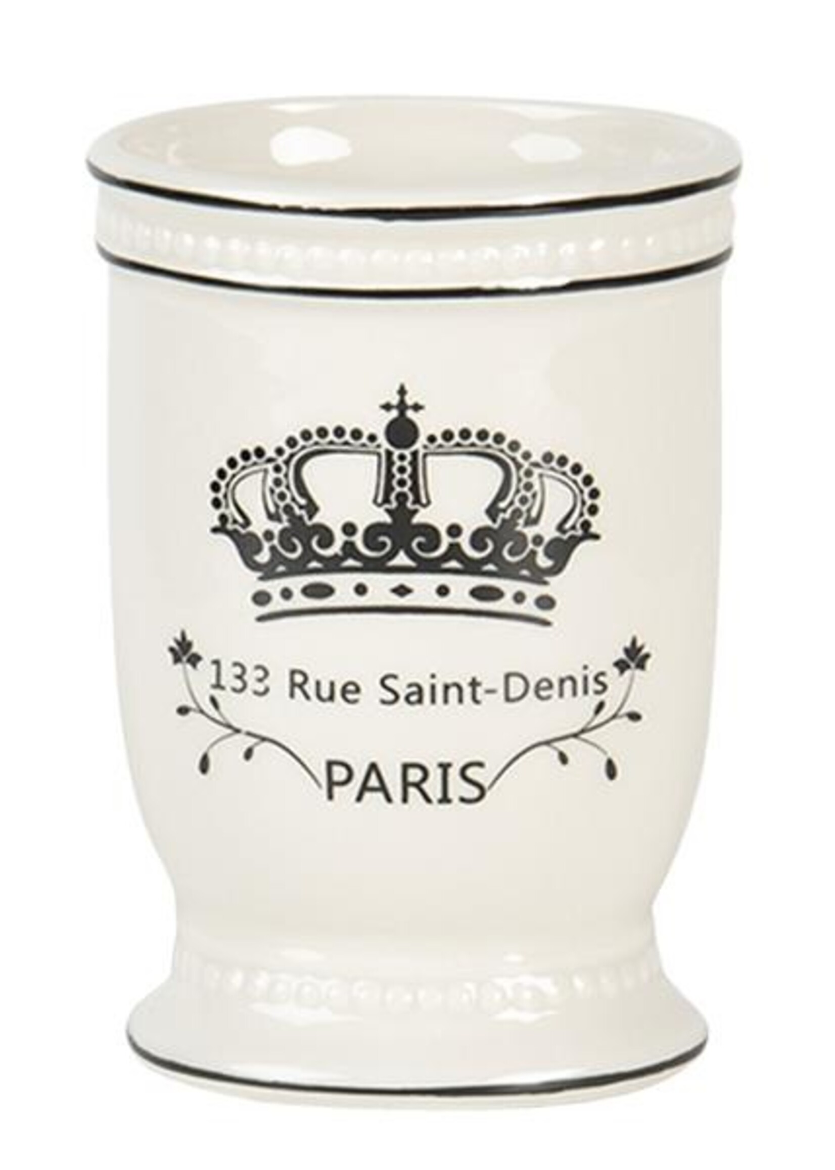 Clayre & Eef Set de bain (4) 15*10*2 cm/7*6*19 cm/7*6*11 cm/7*6*11 cm 64774